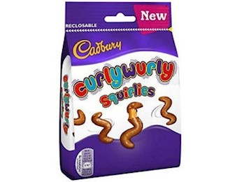 CADBURY CURLY WURLY SQIRLIES 130G