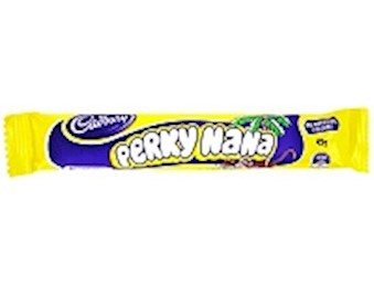 CADBURY MIGHTY PERKY NANA BARS 45G