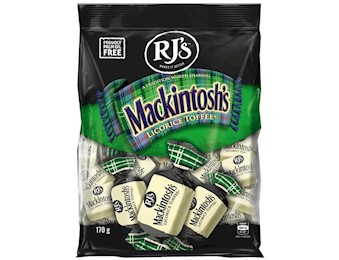 MACKINTOSHS LICORICE TOFFEE 170G