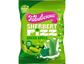 FABULICIOUS GRN APPLE SHERBERT FIZZ 200G