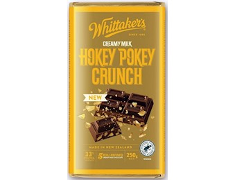 WHITTAKERS H/POKEY CRUNCH 250G