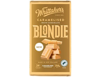 WHITTAKERS CARAMELISED BLONDIE BLOCK 250G