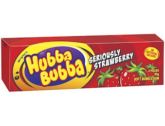 Hubba Bubba SERIOUSLY STRBERRY35G