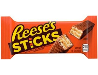 REESE'S PEANUTBUTTER WAFER STICKS 45G