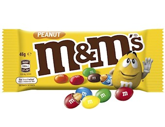 M&M'S PEANUT SINGLE 46G