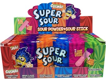 COSMIC SUPER SOUR STICK 40G