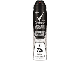 REXONA MEN INVISIBLE B&W 220MLX 6