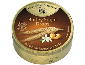 CAVENDISH AND HARVEY FILLED BARLEY SUGAR DROPS TIN 200G