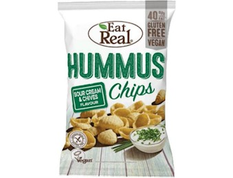 E/R HUMMUS CHIPS SEA SALT 80G