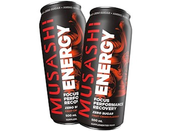 MUSASHI ENERGY FRUIT CRUSH SUGAR FREE CAN 500ML