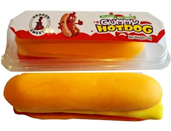 DRAGON JUMBO GUMMY HOT DOG 50G