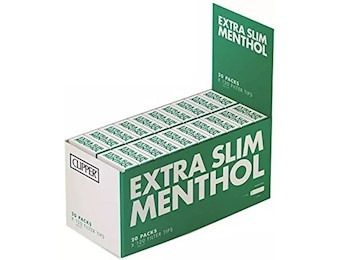 CLIPPER EXTRA SLIM MENTHOL FILTERS