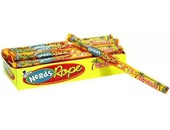 WONKA TROPICAL NERDS ROPE 26G