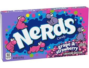 NERDS GRAPE & STRAW 141.7g 12 pack