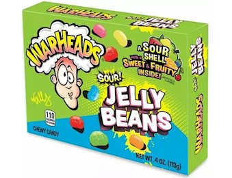 WAREHEAD SOUR JELLY BEANS TB 113G X12