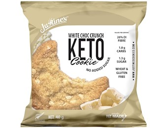 JUSTINE WHITE CHOCOLATE CRUNCH KITO COOKIE 40G