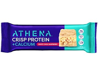 ATHENA WHITE CH RASPBERRY CRISP PRO CAL 55G