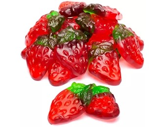 NOW GUMMI STRAWBERRIES X 415 APR