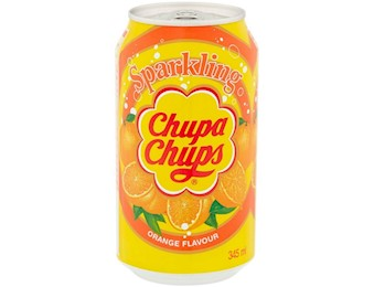 CHUPA CHUPS ORANGE CAN 345ML X24