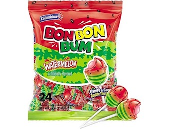 COLOMBINA WATERMELON POPS 17G