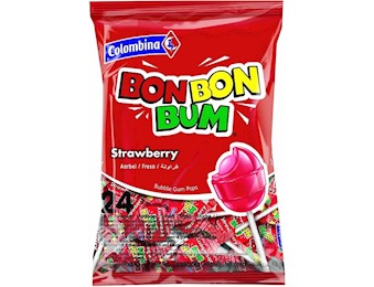 COLOMBINA STRAWBERRY POPS 17G 