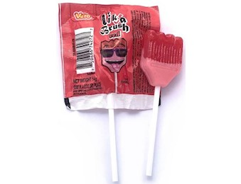 LICK N BRUSH RED LOLLIPOP 150 PACK