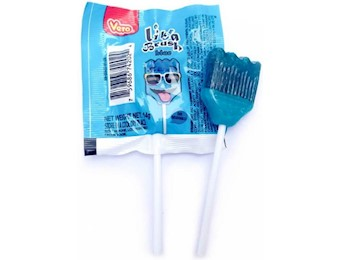 LICK N BRUSH BLUE LOLLIPOP 150 PACK