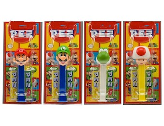 PEZ SUPER MARIO NINTENDO 17G X12 (2X6unit)