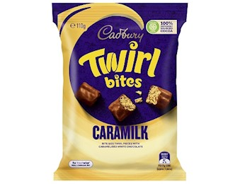 CADBURY TWIRL CARAMILK BITESIZE 110G