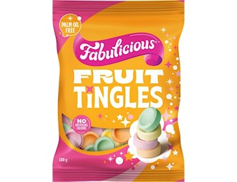 FABULICIOUS FRUIT TINGLES 180G X12