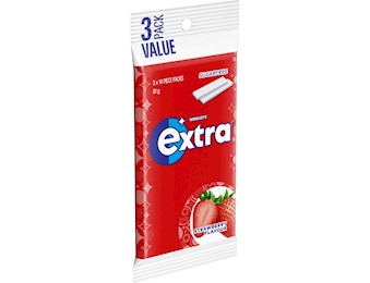 EXTRA STRAWBERRY ENV 3PK 81G