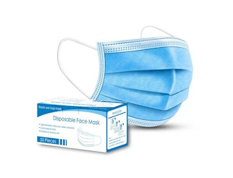 SURGICAL 3PLY FACE MASK 9.5cm 50 box