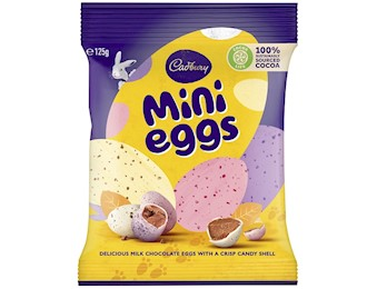 CADBURY MINI CANDY EGGS BAGS 125G