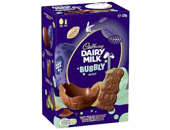 CADBURY MINT BUBBLY BUNNY GIFT BOX 228G