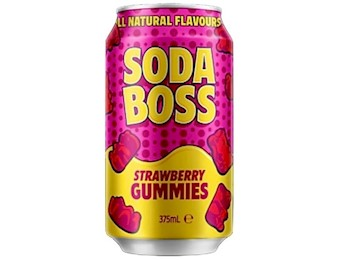 SODA BOSS STRAWBERRY GUMMIES 375ML