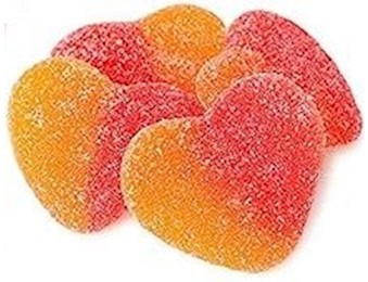 VIDAL SOUR PEACH HEARTS