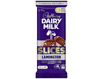 CADURY DAIRY MILK LAMINGTON SLICE 175G