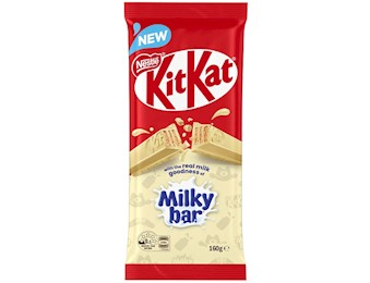 NESTLE KIT KAT WHITE MILKEYBAR BLOCK 160G