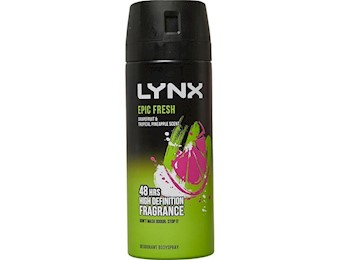 LYNX DEODORANT EPIC FRESH 165ML