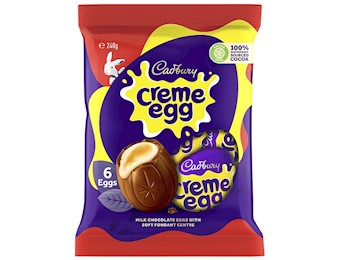 CADBURY CREME EGG 6PACK BAG 240G