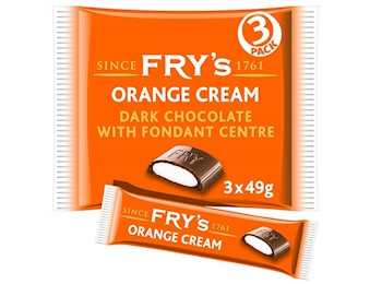 FRY ORANGE CREAM 147G X16(16X3)