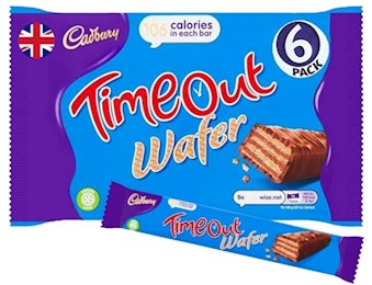 CADBURY TIME OUT 6PK 121.2G 