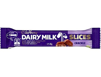 CADBURY DAIRYMILK RICE CRISPIES 
 &TOASTED COCONUT 45G