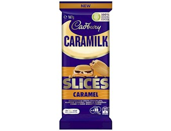 CADBURY CARAMILK CARAMEL SLICES BLK 165G