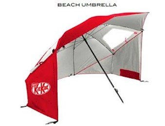 NESTLE KIT KAT BEACH UMBRELLA