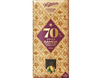 WHITTAKERS 70% COCOA SAMOA DARK 100G