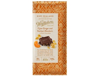 WHITTAKERS FIJIAN GIN KERI MANDARIN 100G