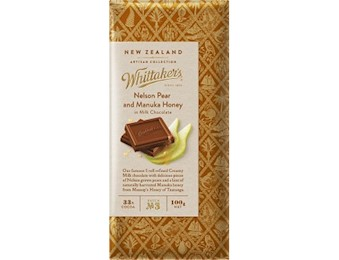 WHITTAKERS NEL PEAR MANUKA HONEY Block 100G