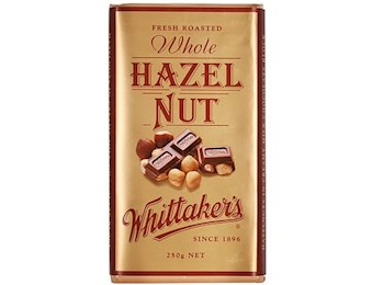 WHITTAKERS HAZEL NUT BLOCK 250G