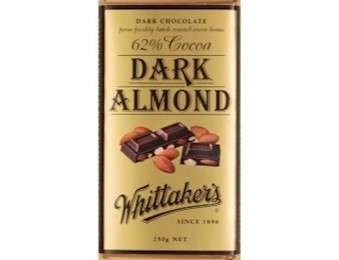 WHITTAKERS DARK ALMOND BLOCK 250G